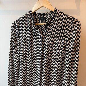 J.Crew Art Deco blouse - great Fall blouse
